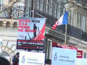 COLLECTIF ENSEMBLE CONTRE LA PEINE DE MORT – MANIFESTATION À PARIS 3 FÉVRIER 2007